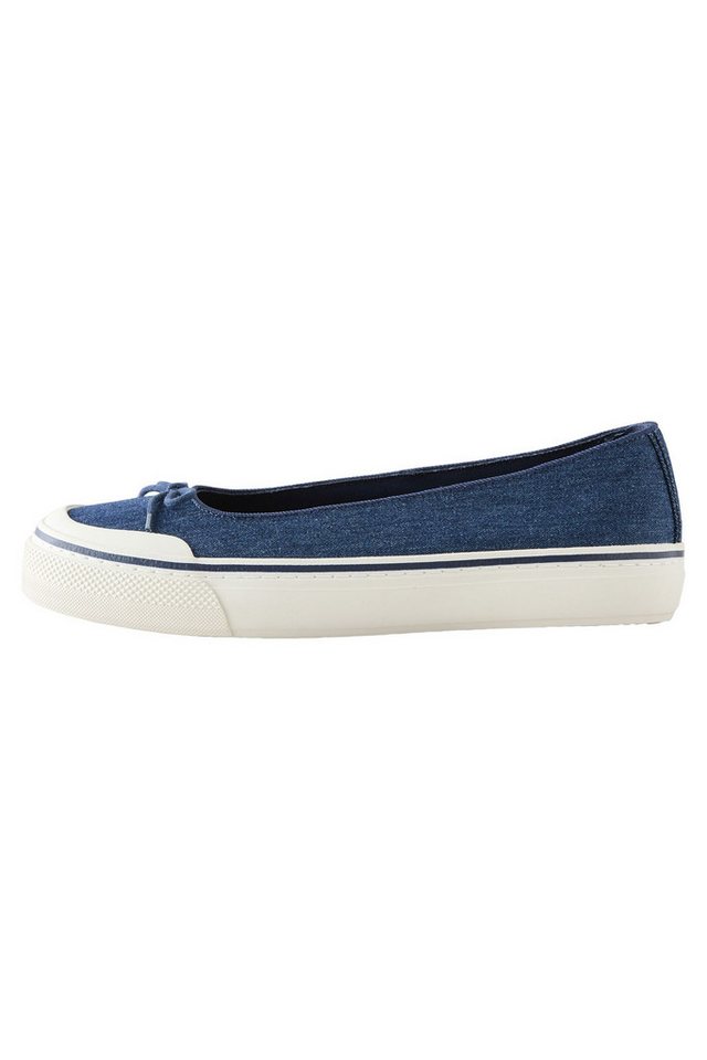 Next Forever Comfort® flache Canvas-Ballerinas Ballerina (1-tlg) (Denim)