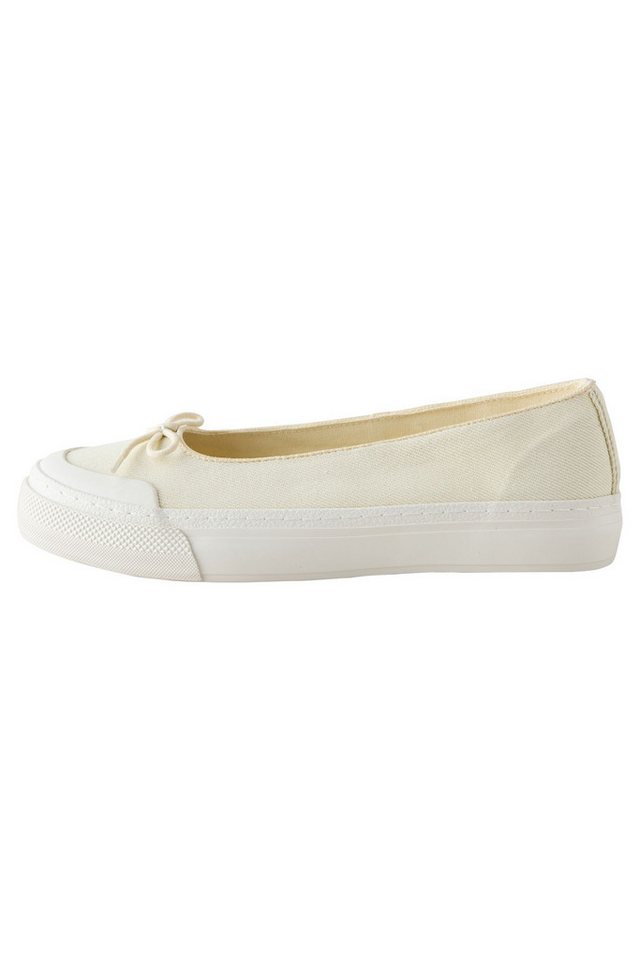Next Forever Comfort® flache Canvas-Ballerinas Ballerina (1-tlg) (gelb)