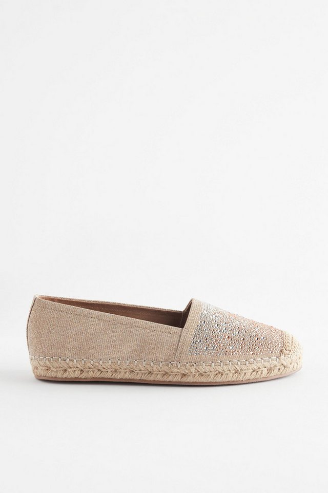 Next Forever Comfort® Flache Espadrilles Espadrille (1-tlg) (silber)