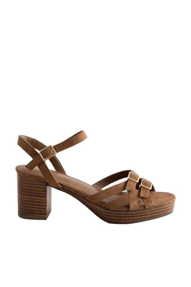 Next Forever Comfort® Flache Plateausandalen mit Riemen Plateausandale (1-tlg)