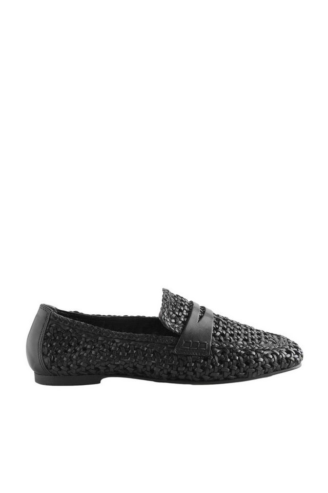 Next Forever Comfort® Geflochtene Slipper aus Leder Loafer (1-tlg)