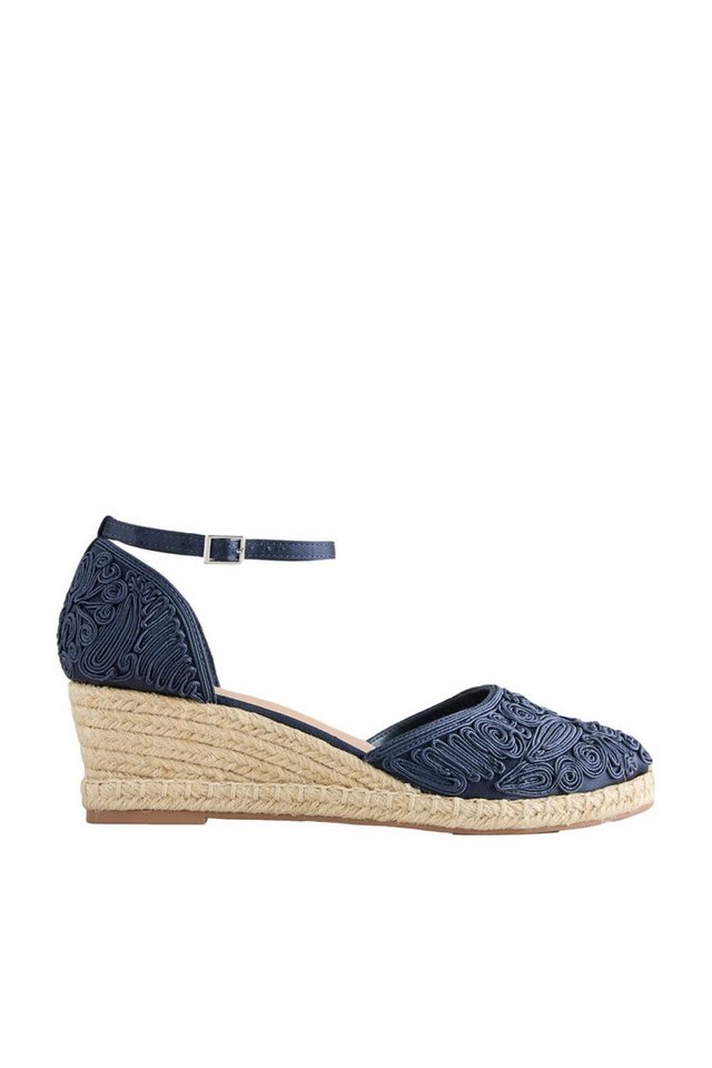 Next Forever Comfort® Keilabsatzschuhe Keilsandalette (1-tlg) (blau)