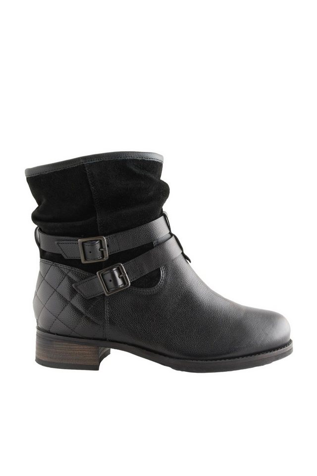 Next Forever Comfort® Knautschstiefelette - extrabreit Keilstiefel (1-tlg)