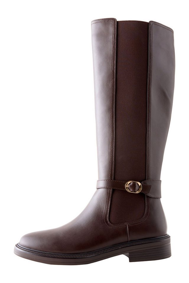 Next Forever Comfort® Kniehohe Stiefel mit Schnalle Stiefel (1-tlg)