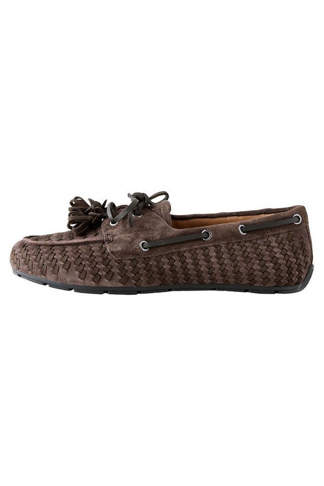 Next Forever Comfort® Leder-Bootsschuhe mit Anhänger Loafer (1-tlg)