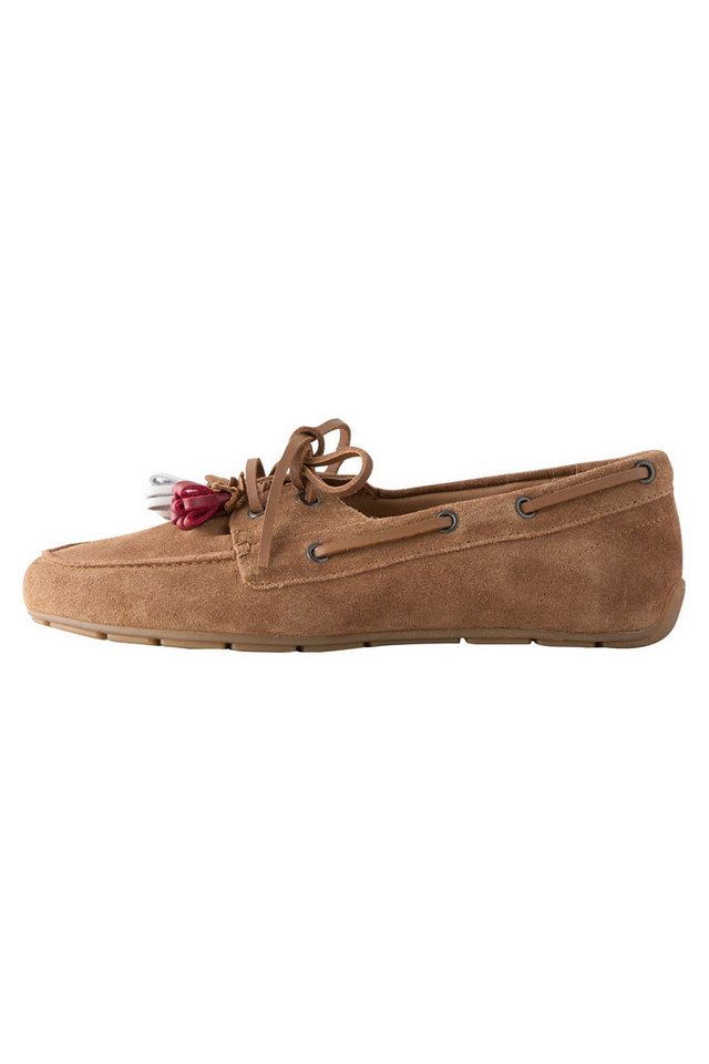 Next Forever Comfort® Leder-Bootsschuhe mit Anhänger Loafer (1-tlg)