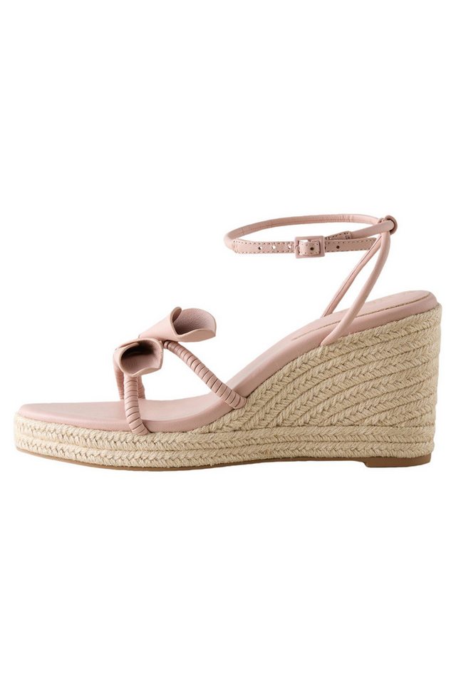 Next Forever Comfort® Leder-Keilabsatzschuhe, Tulpe Keilsandalette (1-tlg)