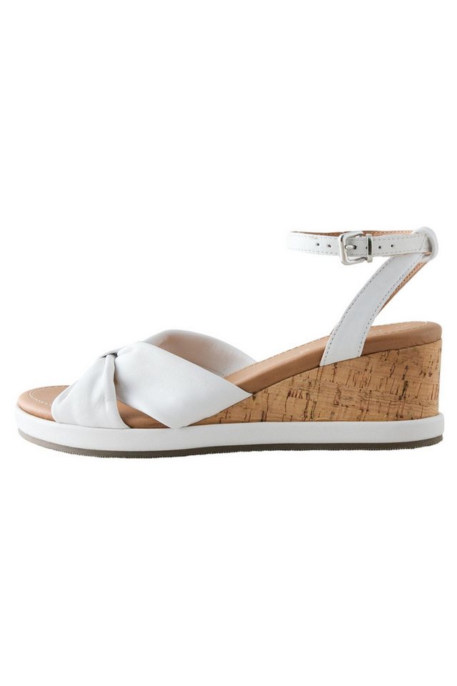 Next Forever Comfort® Leder-Keilschuhe mit Korksohle Keilsandalette (1-tlg)