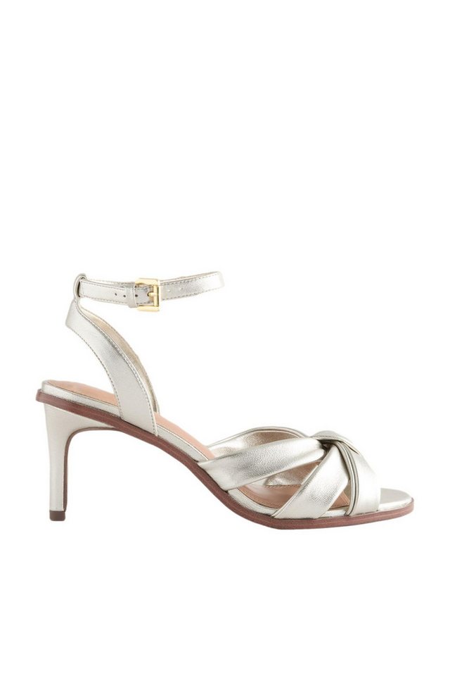 Next Forever Comfort® Leder-Sandale mit Absatz Riemchensandale (1-tlg) (gold)