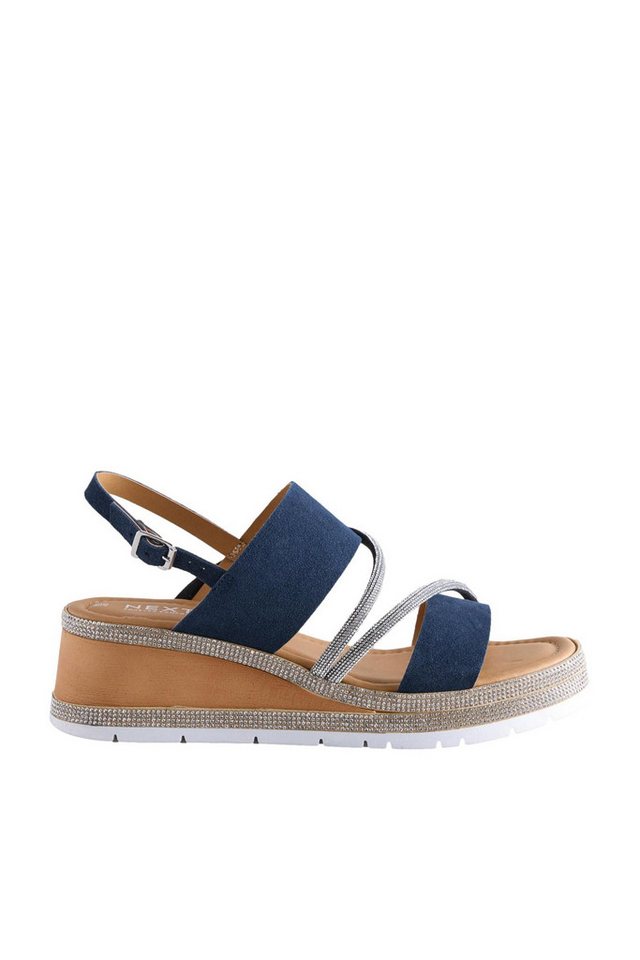 Next Forever Comfort® Leder-Slingbacks, extra weit Keilsandalette (1-tlg)