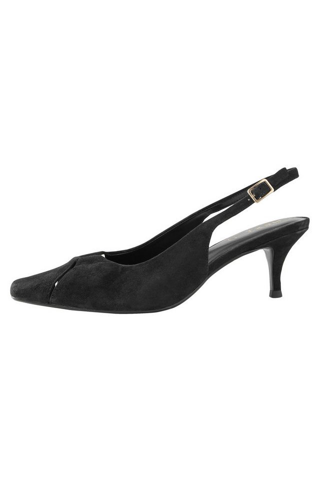 Next Forever Comfort® Leder-Slingbacks mit Cutout Slingsandalette (1-tlg)