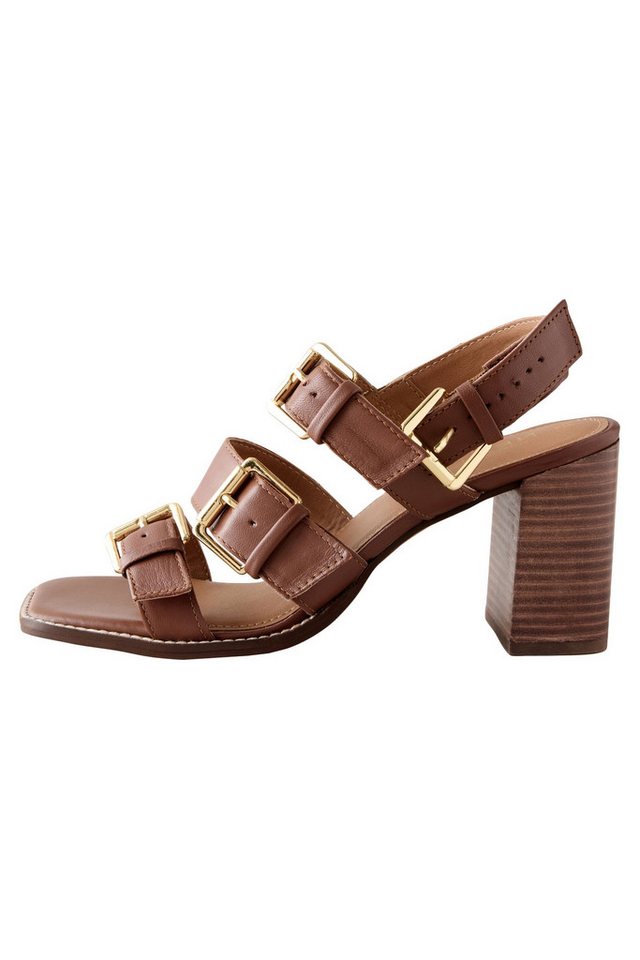 Next Forever Comfort® Ledersandalen mit Blockabsatz Sandale (1-tlg)
