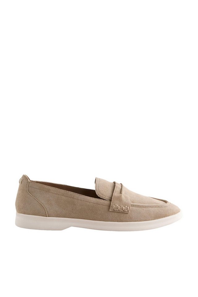 Next Forever Comfort Loafer aus Veloursleder Loafer (1-tlg) (beige)