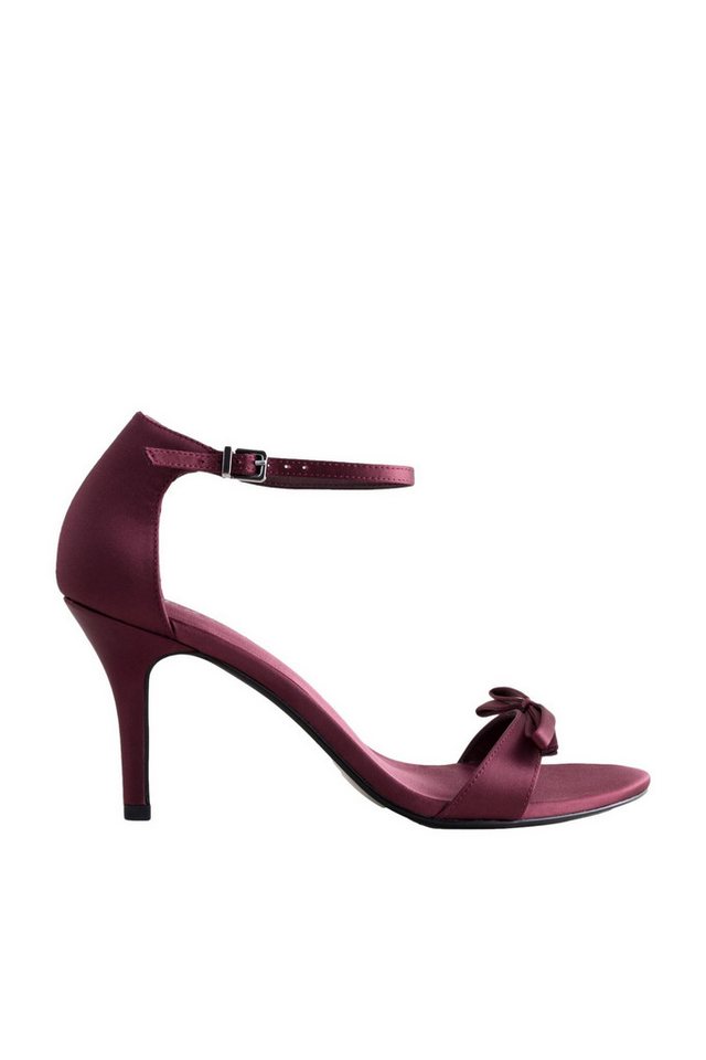 Next Forever Comfort® Mini Satin-Sandaletten, Schleife High-Heel-Sandalette (1-tlg)