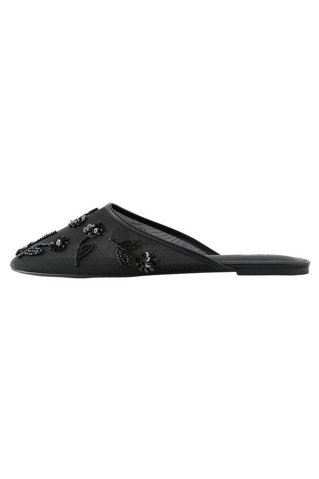 Next Forever Comfort® Pantoletten mit Mesh + Stickerei Mules (1-tlg)