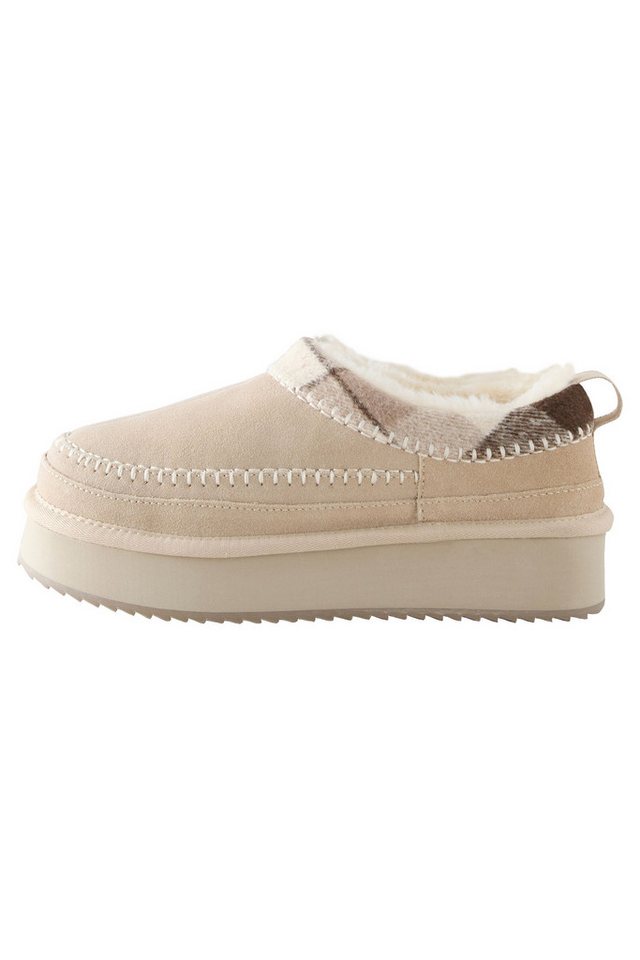 Next Forever Comfort® Plateau-Lederschuhe, Fellfutter Mules (1-tlg)