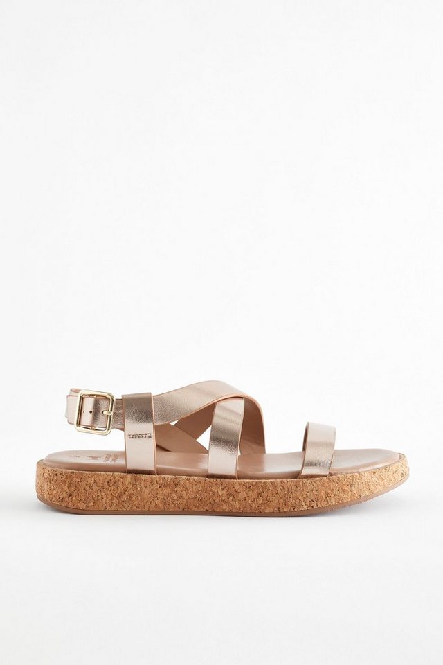 Next Forever Comfort® Plateausandalen mit Riemen Riemchensandale (1-tlg)