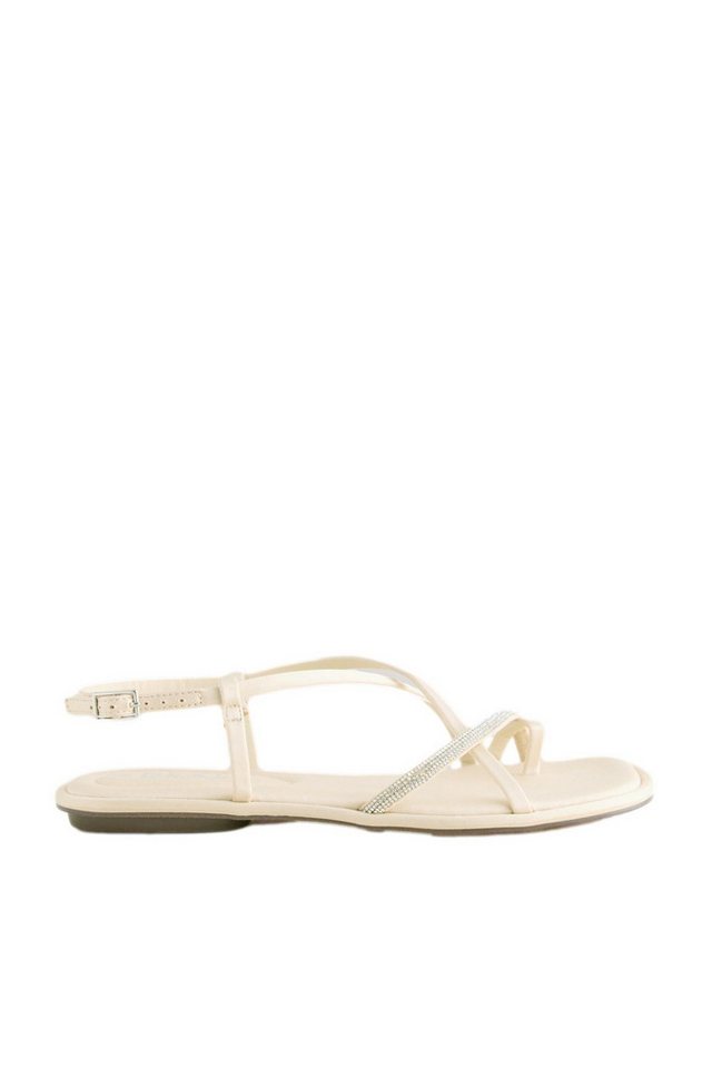 Next Forever Comfort® Riemensandalen mit Zehenschlaufe Riemchensandale (1-tlg) (beige)