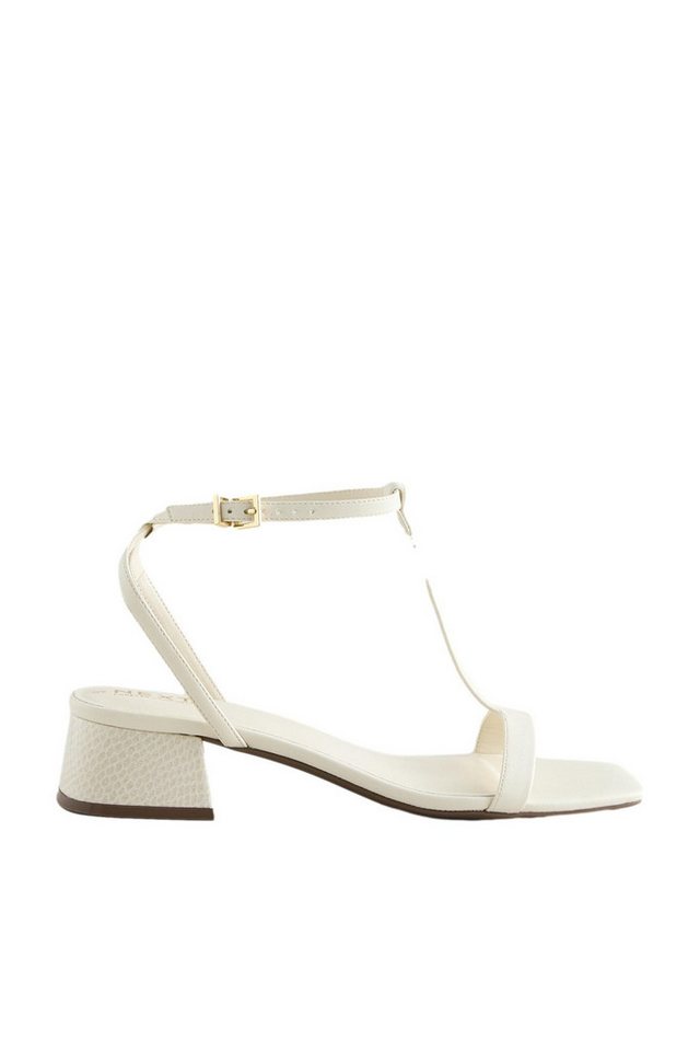 Next Forever Comfort® Sandale mit flachem Blockabsatz Riemchensandale (1-tlg)