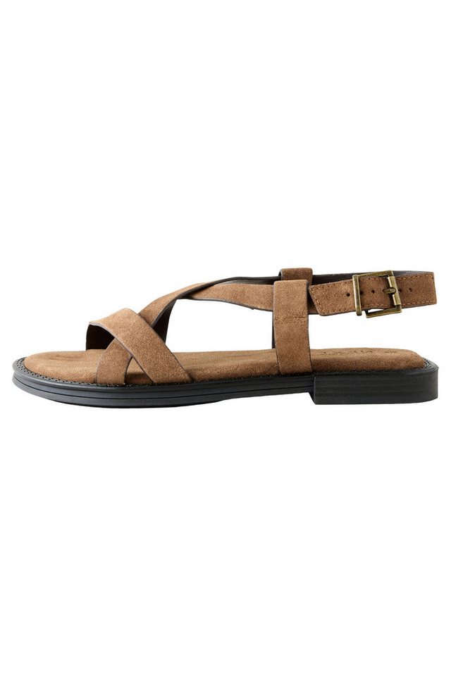 Next Forever Comfort® Sandalen mit überkreuzten Riemen Keilsandalette (1-tlg)