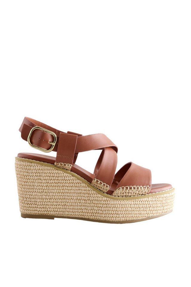 Next Forever Comfort®? Sandalette aus Raffiabast Keilsandalette (1-tlg)