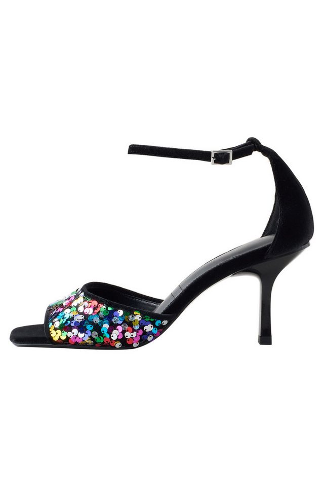 Next Forever Comfort® Sandaletten mit Pailletten High-Heel-Sandalette (1-tlg)