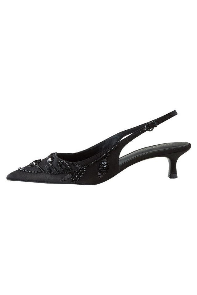 Next Forever Comfort® Satinschuhe, Kitten-Heel-Absatz Slingsandalette (1-tlg)