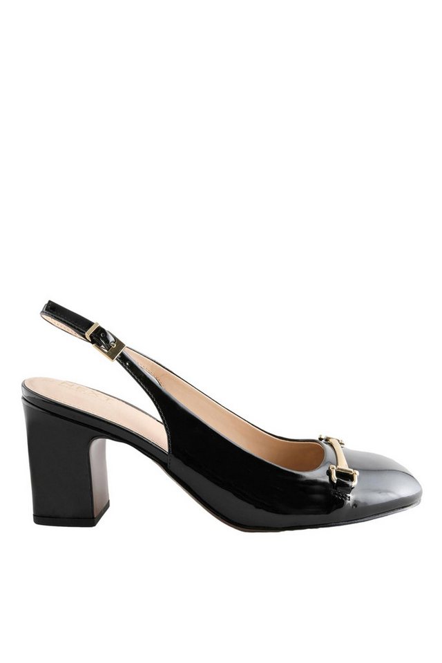 Next Forever Comfort® Slingbacks mit Blockabsatz Slingsandalette (1-tlg) (schwarz)