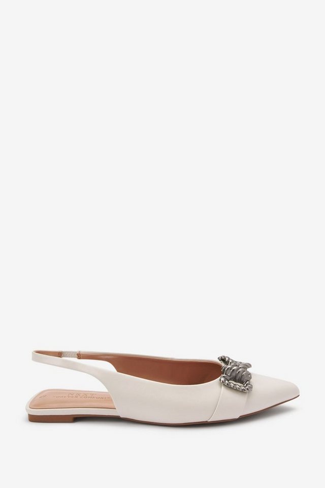 Next Forever Comfort Slingbacks mit Schleife und Metall Slingsandale (1-tlg)