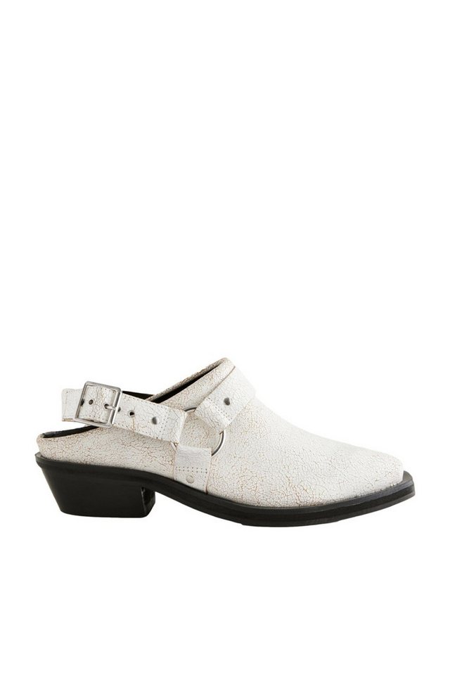 Next Forever Comfort® Spitze Slingbacks aus Leder Clog (1-tlg)