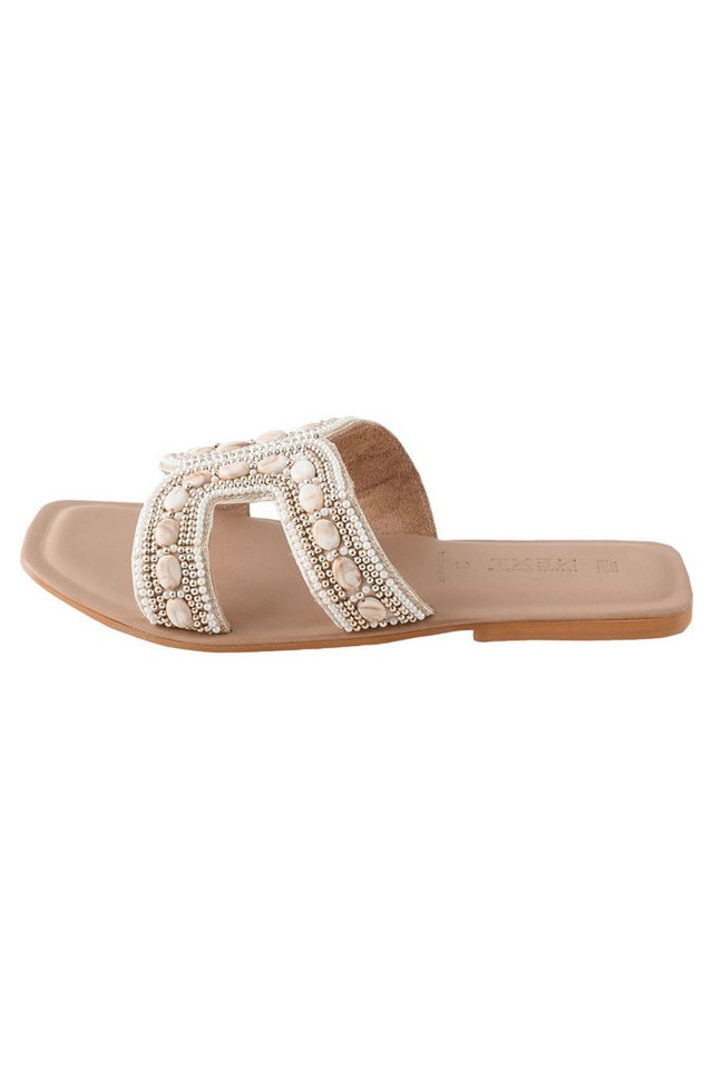 Next Forever Comfort® verzierte Pantoletten, extra weit Sandale (1-tlg)