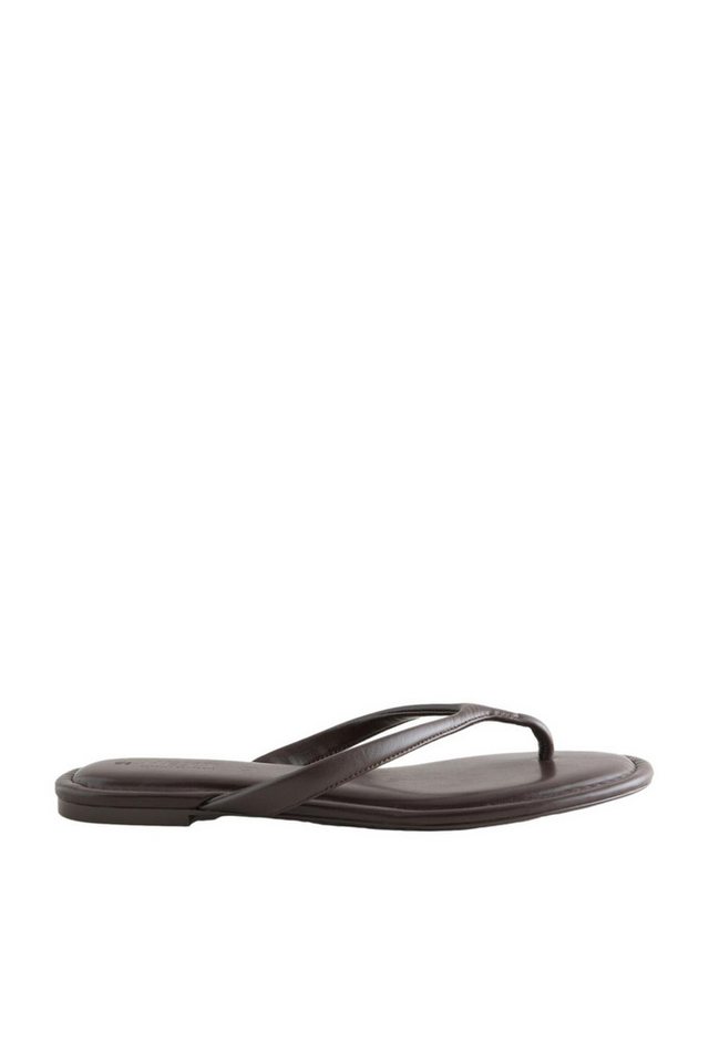 Next Forever Comfort® Zehentrenner aus Leder Sandale (1-tlg) (braun)