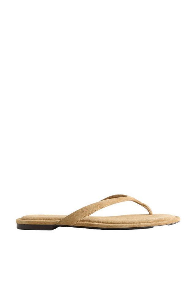 Next Forever Comfort® Zehentrenner aus Leder Sandale (1-tlg) (braun)