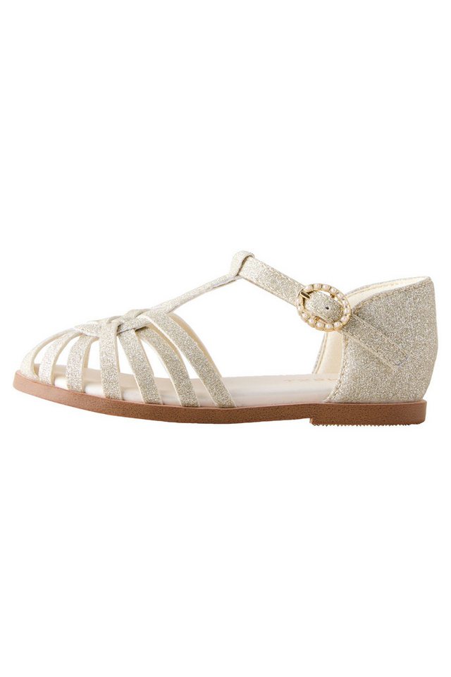 Next Formelle Fischersandalen, weite Passform Sandale (1-tlg) (gold)