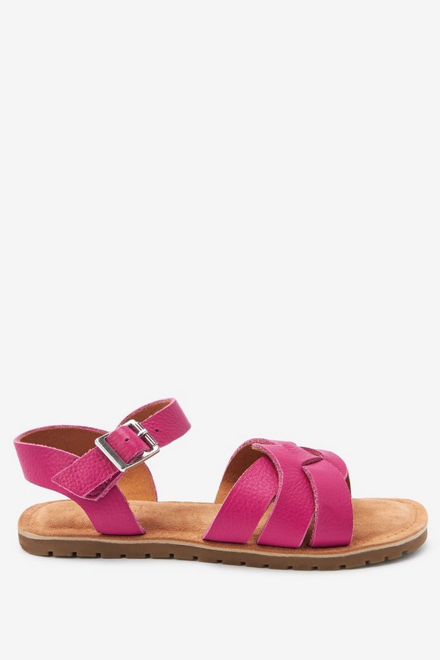 Next Geflochtene Ledersandalen - Breite Passform Sandale (1-tlg)