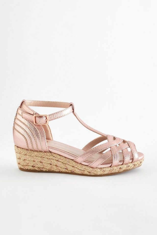 Next Geflochtene Sandalette mit Keilabsatz Keilsandalette (1-tlg)