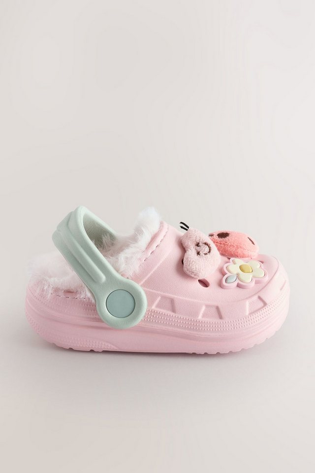 Next Gefütterte Clog-Hausschuhe mit Kunstfell Hausschuh (1-tlg)