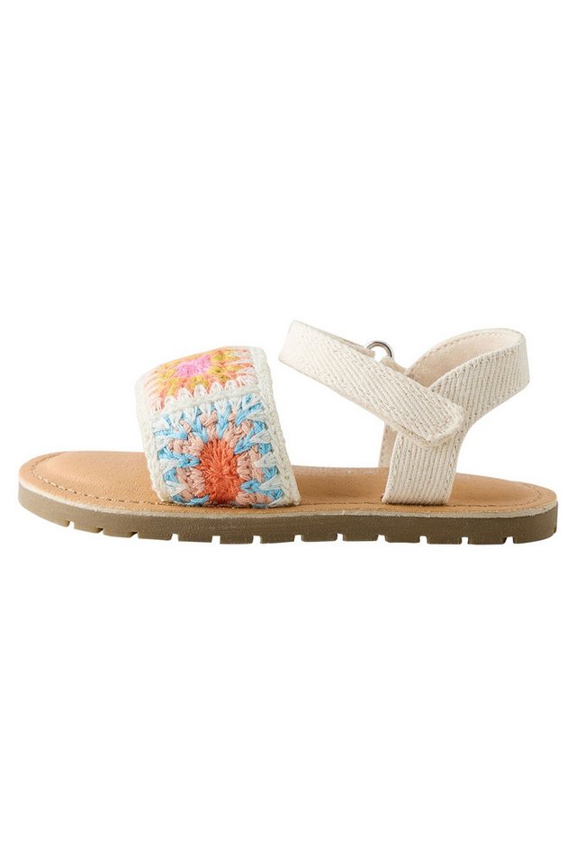 Next Gehäkelte Sandalen mit Klettverschluss Sandale (1-tlg)