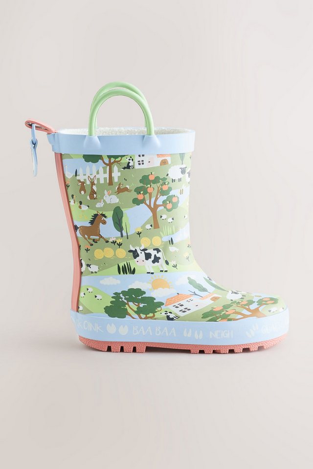 Next Gummistiefel Gummistiefel (1-tlg) (blau/grün)