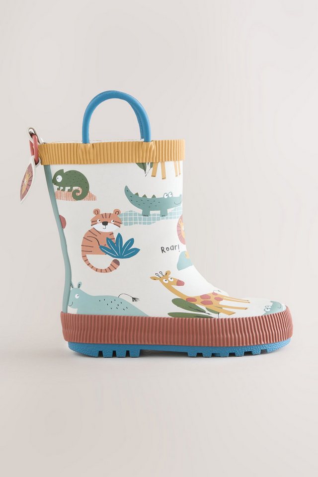 Next Gummistiefel mit Griffen Gummistiefel (1-tlg) (Neutral Safari)