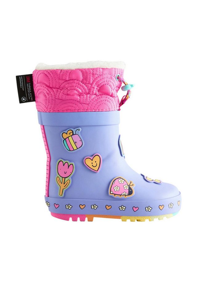 Next Gummistiefel mit Schnürbund Gummistiefel (1-tlg) (lila)