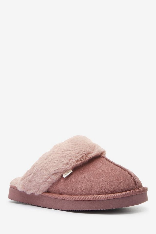 Next Hausschuhe aus Veloursleder Hausschuh (1-tlg)
