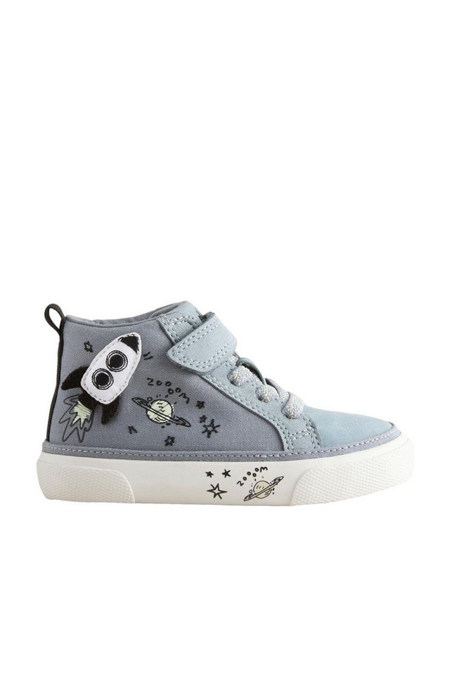 Next Hi-Top-Sneaker, Klettverschluss + Elastikschnürung Sneaker (1-tlg)