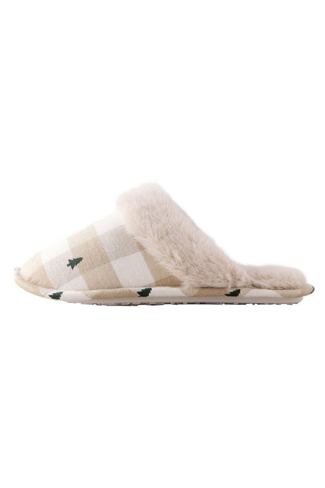 Next Karierte Pantoffeln, Weihnachts-Familienkollektion Hausschuh (1-tlg)