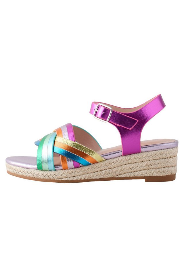 Next Keilabsatz-Sandalen in Weboptik Keilsandalette (1-tlg)