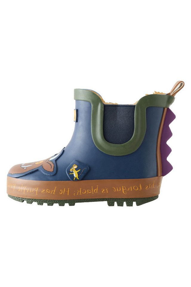 Next Knöchelhohe Gummistiefel mit warmem Futter Gummistiefel (1-tlg) (blau)