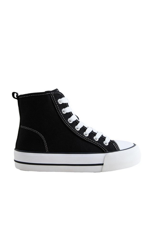 Next Knöchelhoher Sneaker Sneaker (1-tlg) (schwarz)