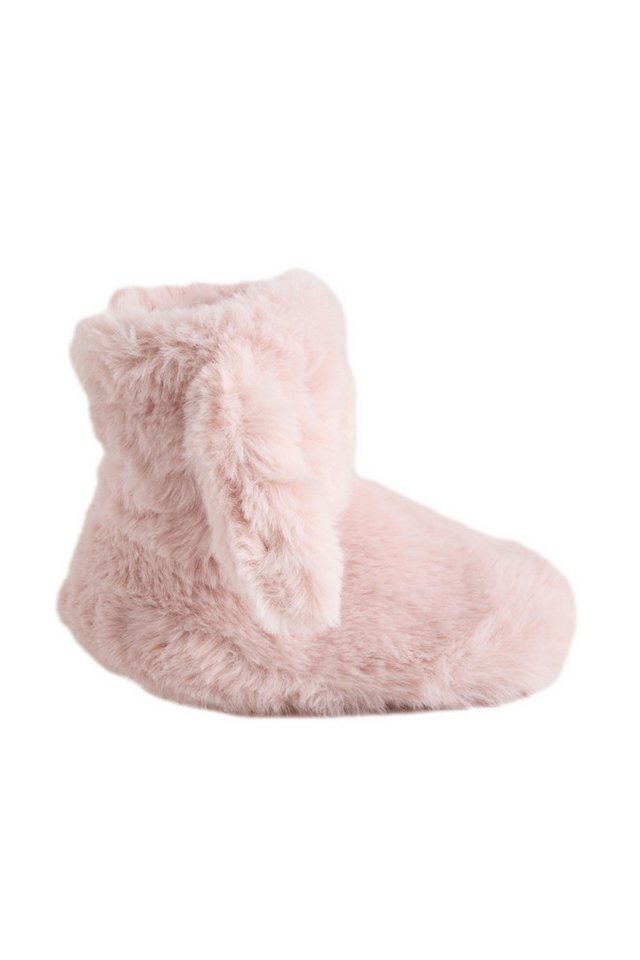 Next Kunstfell-Hausstiefel, Häschen Hausschuh (1-tlg) (rosa)
