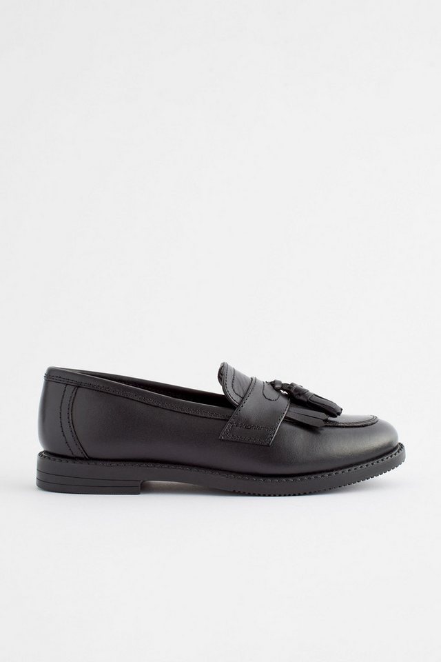 Next Leder-Loafer mit Quaste, weite Passform Loafer (1-tlg)