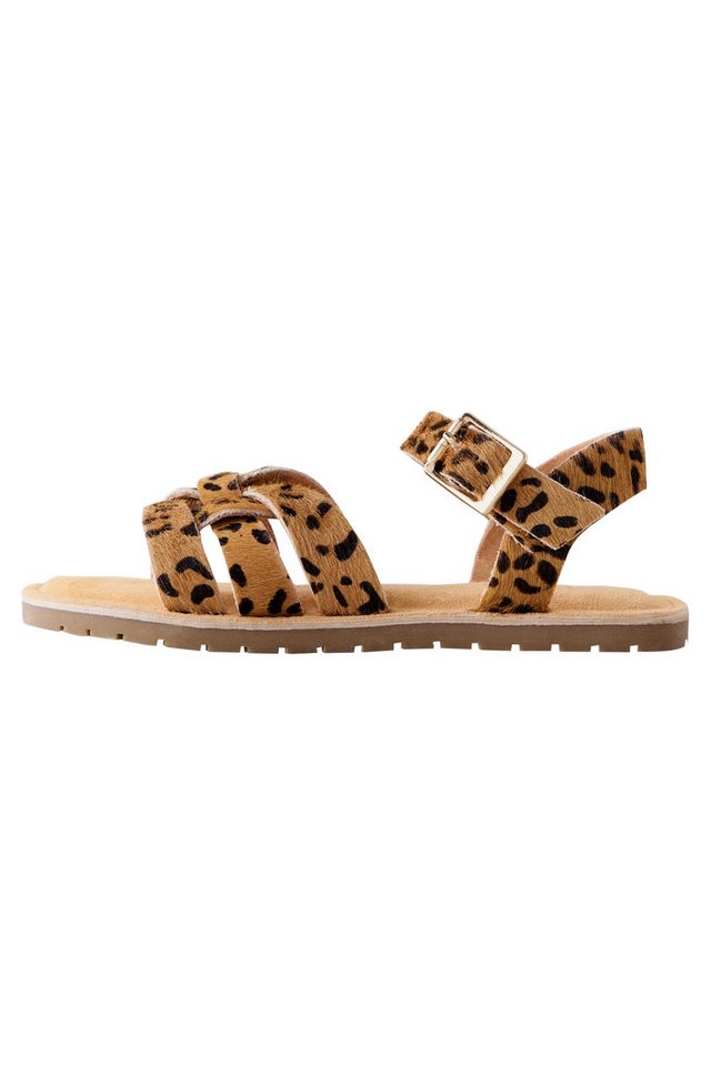 Next Sandalen aus gewebtem Leder Sandale (1-tlg) (braun)
